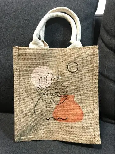 muji麻布包手绘