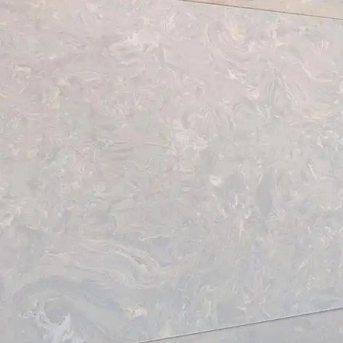 供应定制人造大理石爵士白中花白大花白白色花纹大理石工程板加工