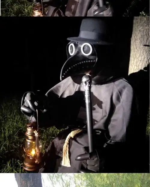 乌鸦头套乌鸦面具scp049面具头套scp049cos套装衣服096真人衣服玩具