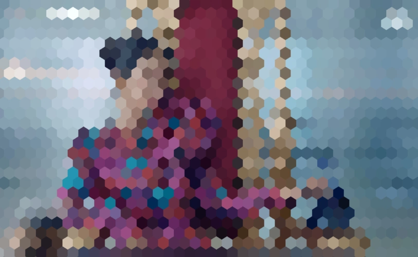 glfx正六边形马赛克模糊效果