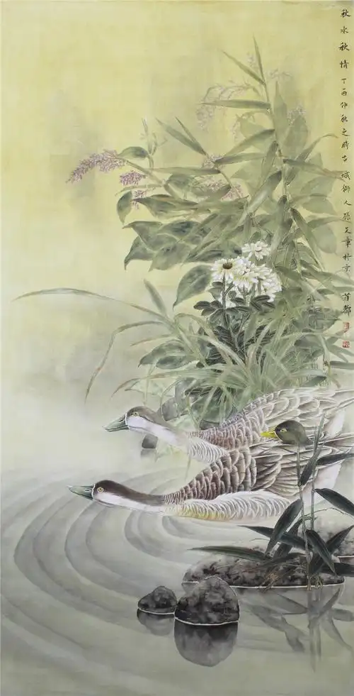 翰墨丹青浅谈孙文章的工笔花鸟画