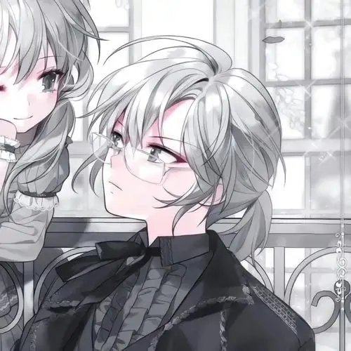 动漫情侣头像你跟我走吗我会买甜甜的甜甜圈