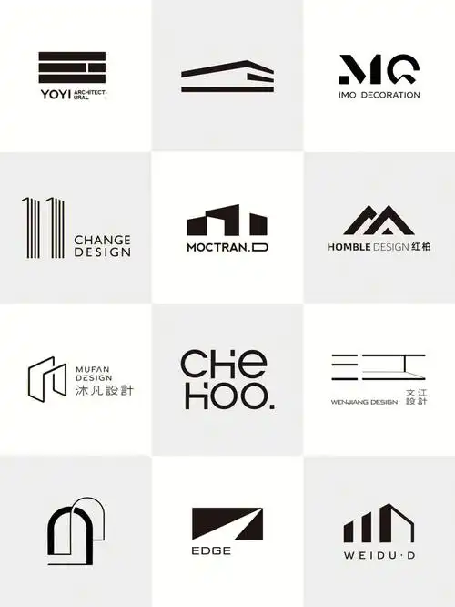 建筑空间设计品牌logo集合室内装修公司