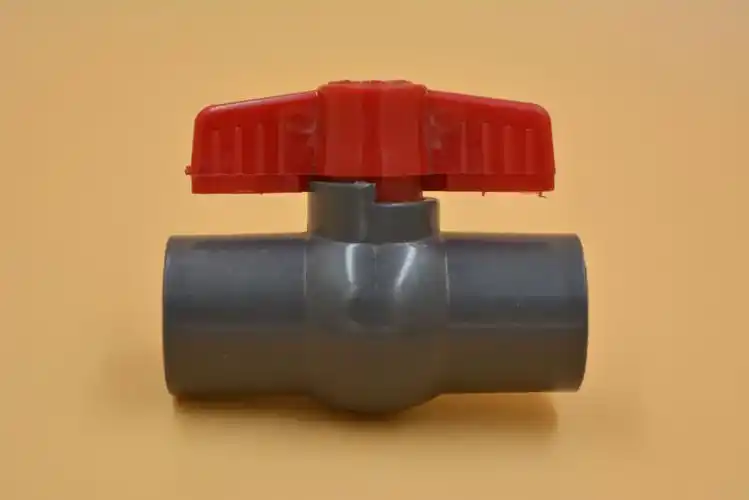 厂家供应pvc-u插口球阀 阀门 快速开关 旭阳插口平口球阀