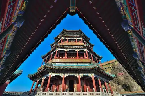 颐和园万寿山上的佛香阁