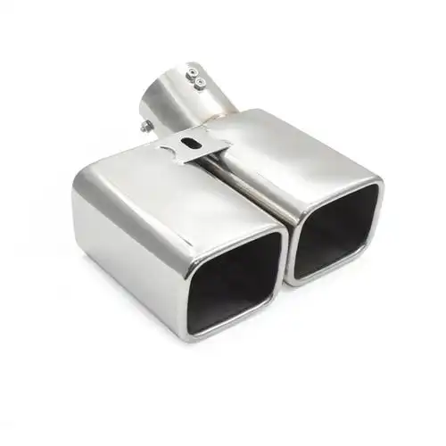 适用方形阿尔法口尾二方丰田一出排气管改装alphard尾喉