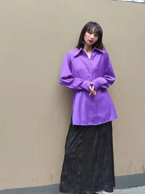 早秋搭配紫罗兰色点缀生活