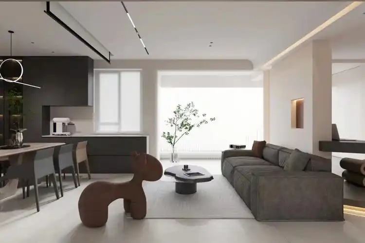 无电视客厅设计日暮