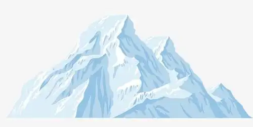 卡通冰山简笔画