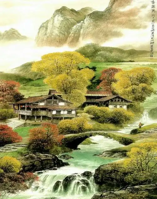 山川秀美山水画欣赏