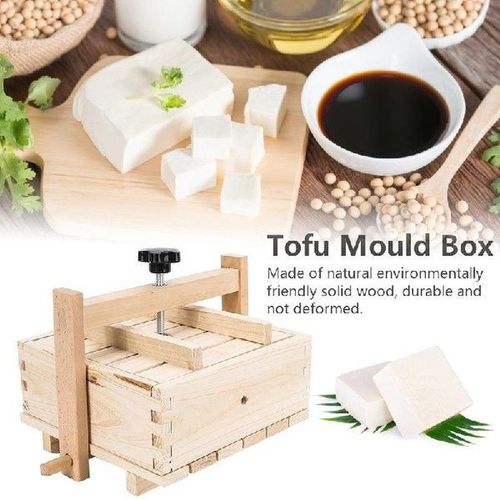 in1 wooden tofu cheese maker  press with 3pcs cloth durable
