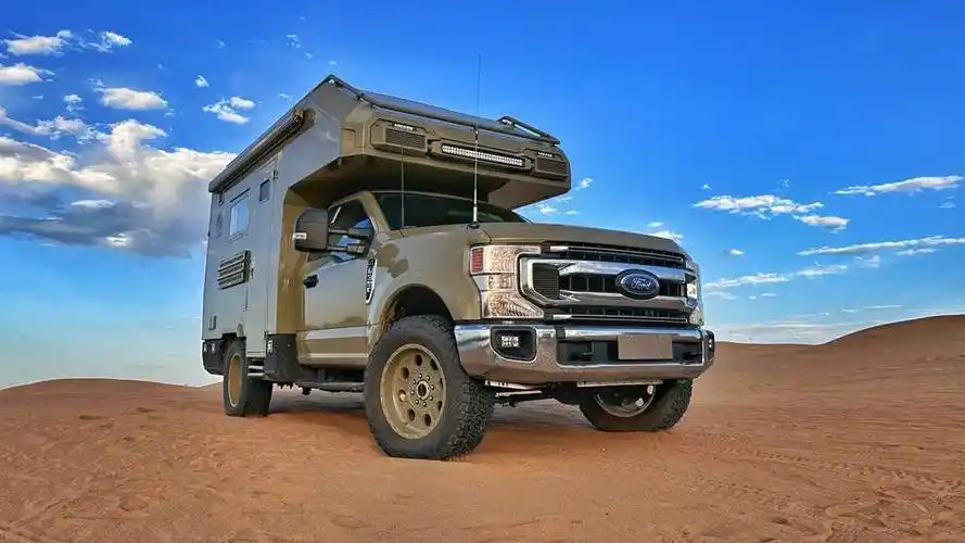 舒适性强的中型越野房车,旅美奇域f350四驱越野房车!-车友集中营