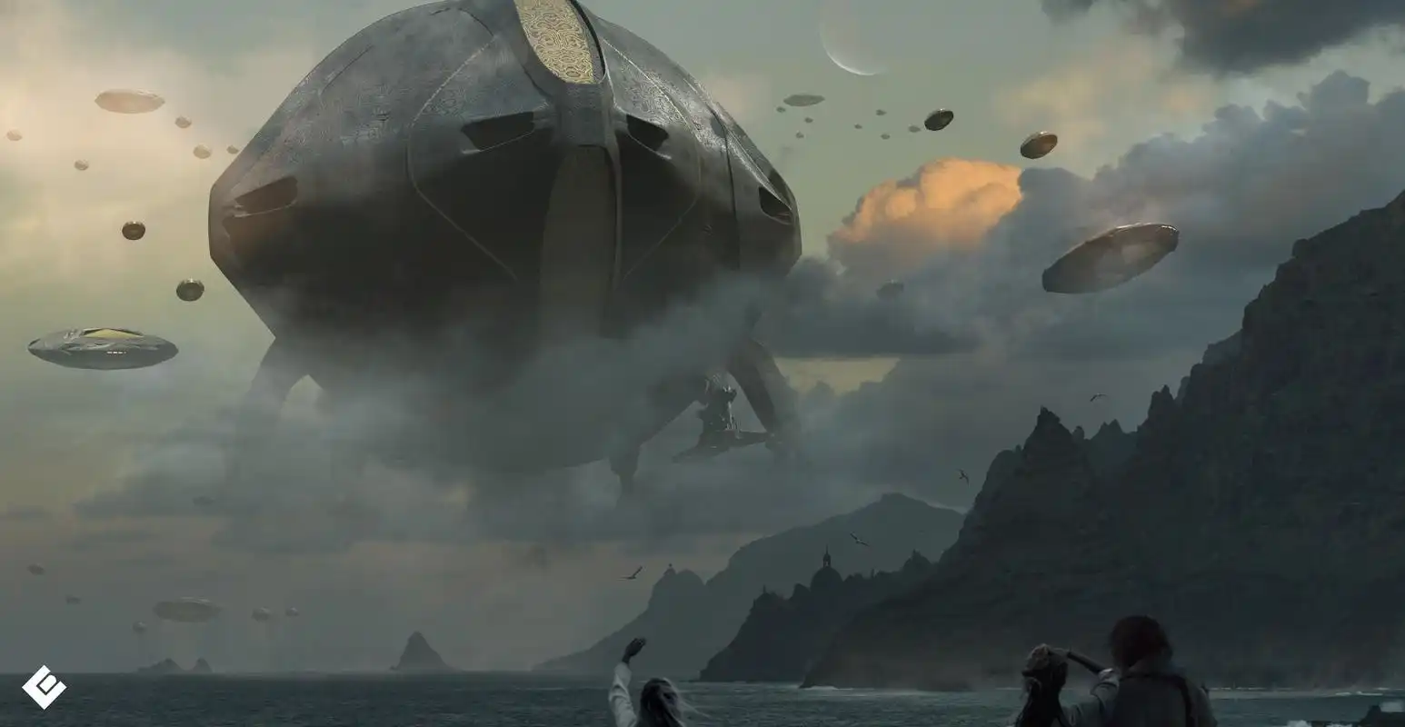 非常震撼的一组科幻场景插画作品!一起来看插画师笔下的未来世界