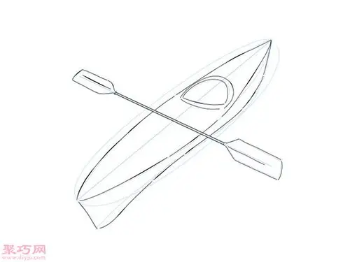 独木舟画法教程教你怎么画船