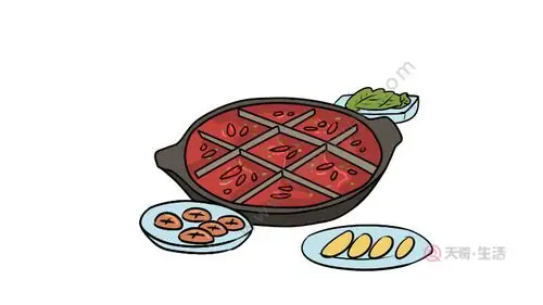 火锅的简笔画画法 火锅的简笔画步骤
