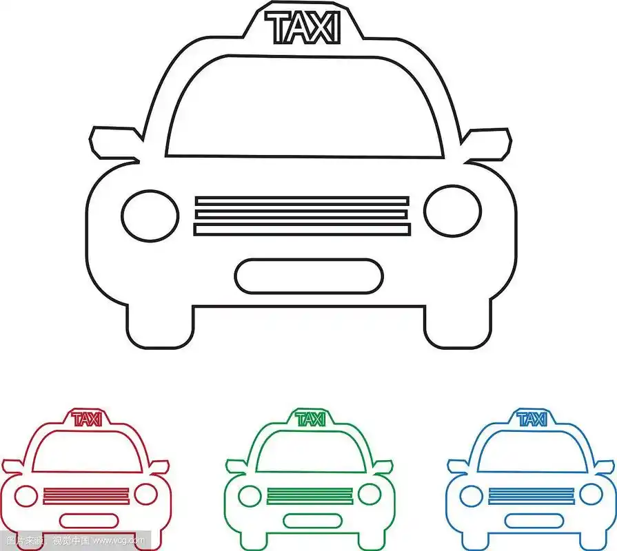 出租车汽车图标