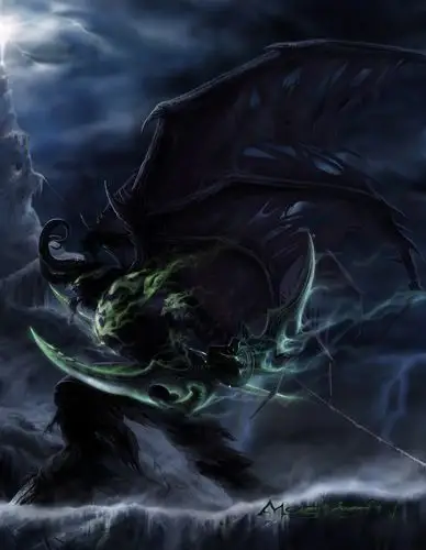 风暴英雄伊利丹图片 风暴英雄图片