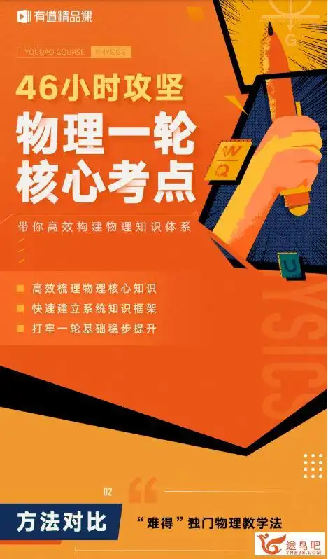 有道精品课物理李楠2020高考李楠物理目标双一流班目标清北班全集精品
