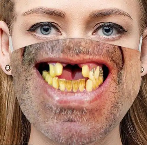 风离痕新品恶搞口罩3搞笑抖音同款口罩个性创意人脸日式挡风便携微笑