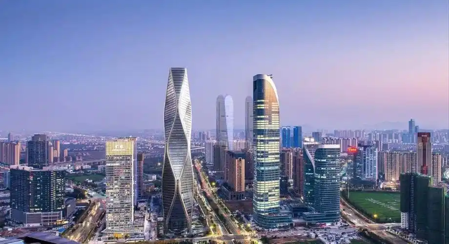 2021年中国百强城市排行榜第五名——杭州,未来十大超高地标建筑