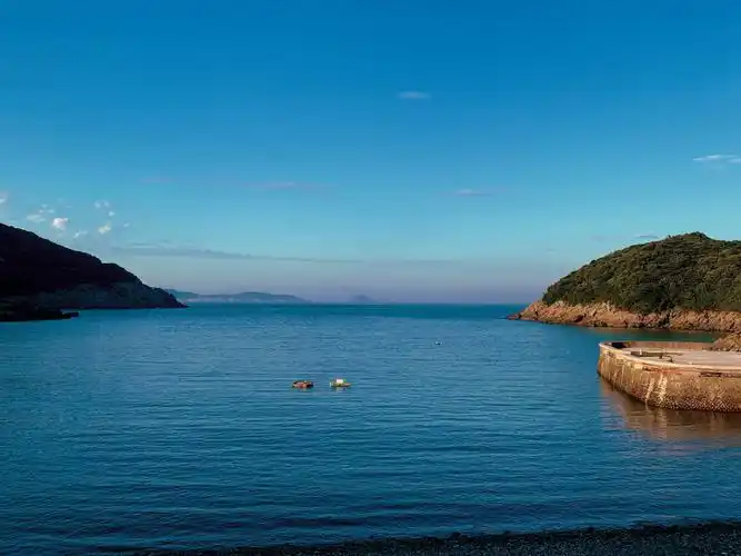 舟山朱家尖的海滩