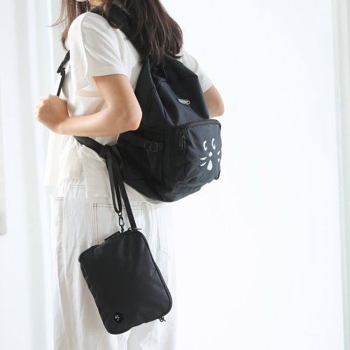 nya酱日系ne惊讶猫net卡通可爱双肩背包学院书包旅行大容量收纳袋