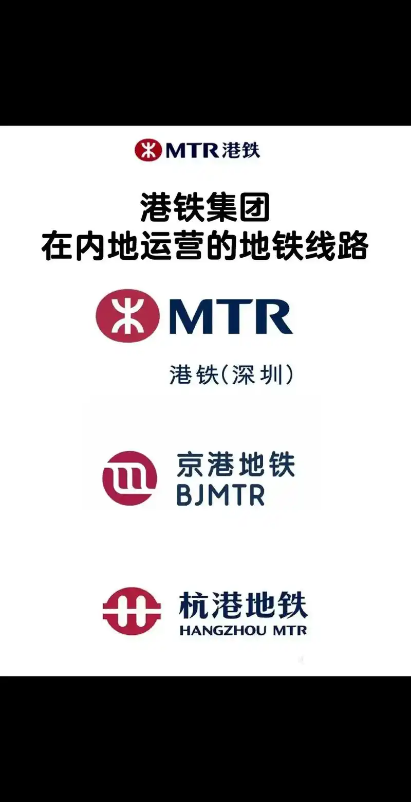 由港铁运营的内地地铁线路
