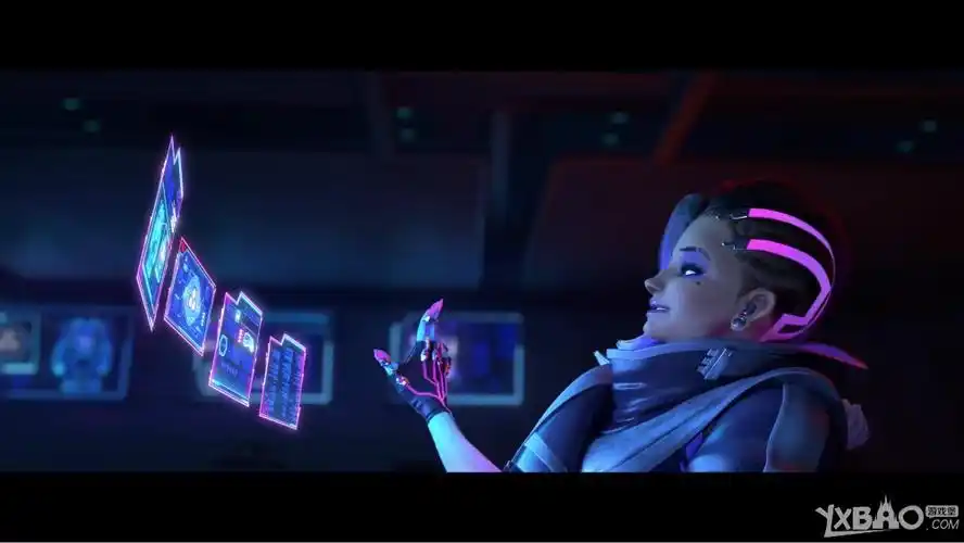 守望先锋新英雄黑影动画渗透