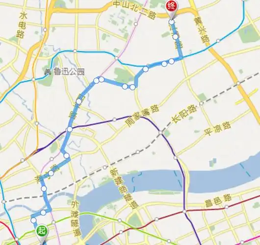 杨浦区,于1914年11月15日开通,为市区线路,无轨电车,隶属于上海久事