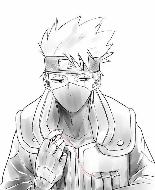 暗部卡卡西怎么画简笔画