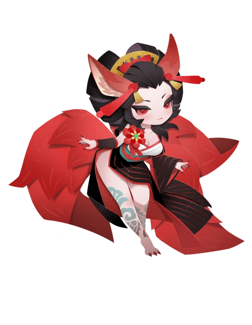 三尾狐 - 阴阳师妖怪屋wiki_bwiki_哔哩哔哩