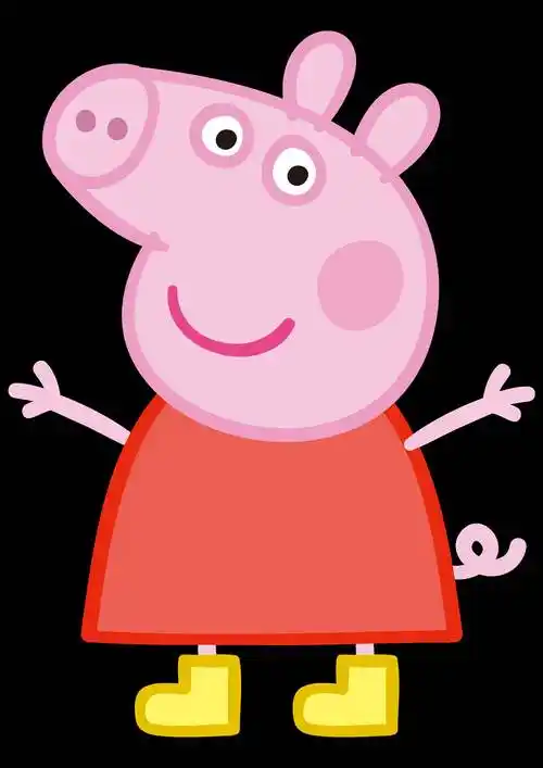 [珍藏版]动画小猪佩奇一家高清素材(粉红猪小妹)系列,png高清