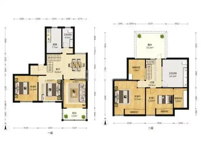 全南复式,大户型的看过来了!三代同堂或找婚房必看!