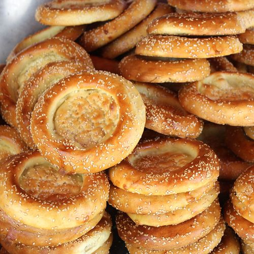 新疆馕饼传统原味小油馕手工新疆特产美食馕坑烤馕早餐糕点心 (密封)5