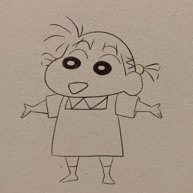 樱田妮妮绘画过程 这样就可以画出可爱的妮妮了