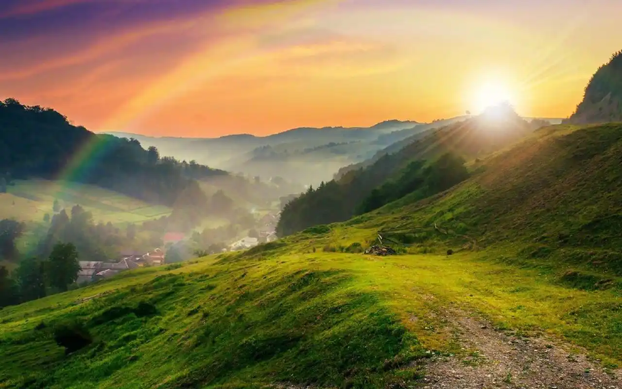 高清唯美田园风光图片电脑壁纸