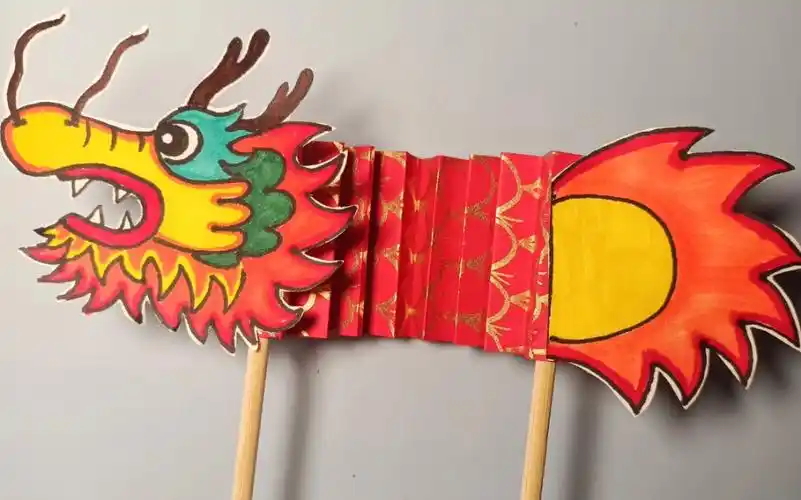 端午节主题/舞龙手工_哔哩哔哩_bilibili