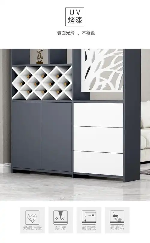 玄关柜酒柜客厅进入户隔断厅间厅柜简约现代装饰柜组合双面