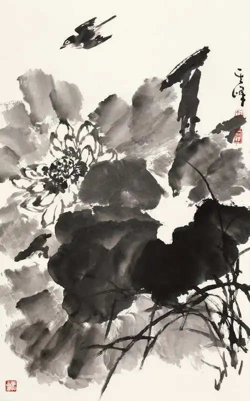 1029   孙其峰  荷塘飞燕