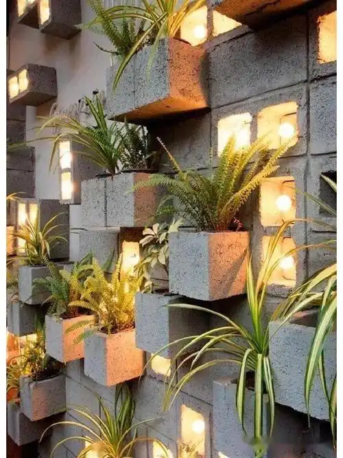 42块水泥空心砖秒变立体花墙,快来抄作业吧