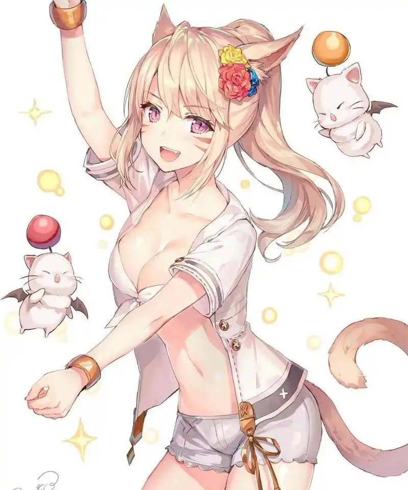 猫耳少女[嘿哈]#二次元# #动漫# #二次元美图