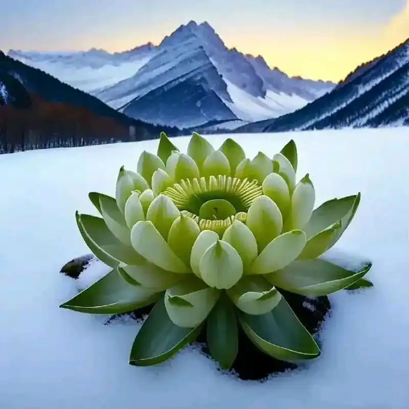雪莲花,圣洁之花,动人心魄,太美了