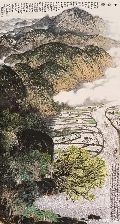 现当代中国画名家:林丰俗