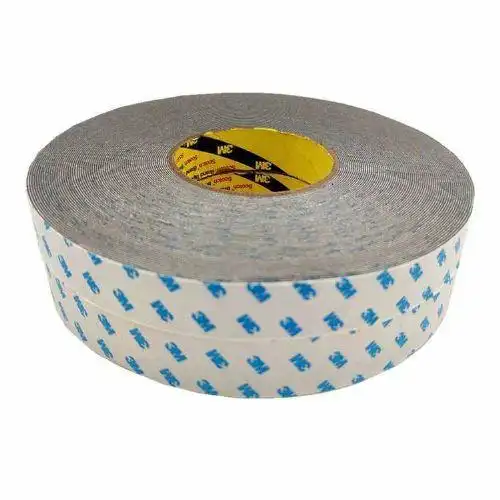 3m4052黑色pu泡棉双面胶带绿格纸胶带