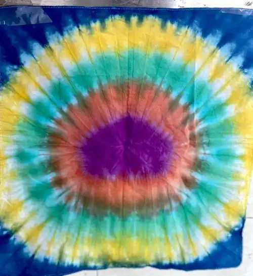 西宁城市职业技术学院教育系---19学前5班扎染,手绘作品展