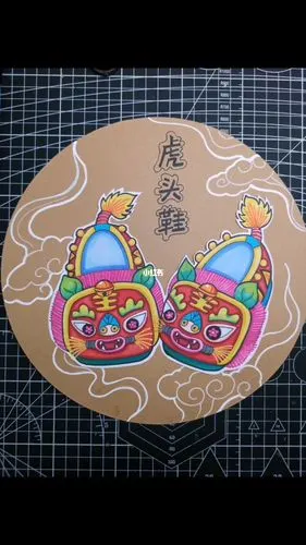 古风系列虎头鞋