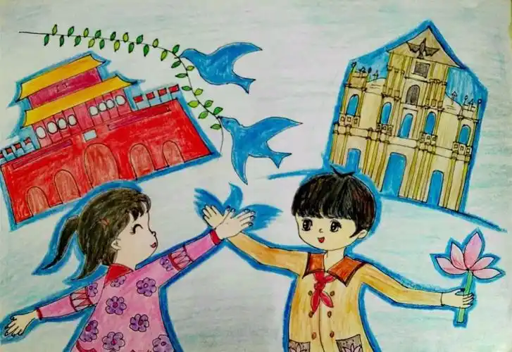 获奖名单公布澳门英记庆祝澳门回归十八周年少儿绘画比赛