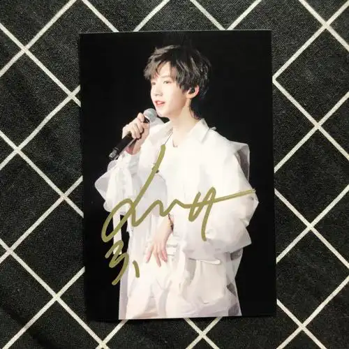 时代少年贺峻霖亲笔签名照送女朋友送闺蜜送朋友送同学贺峻霖周边