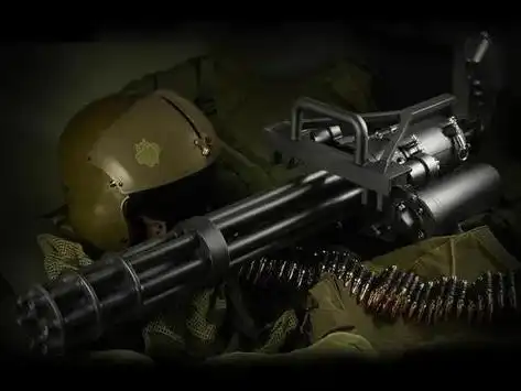 美国 xm214 重机枪