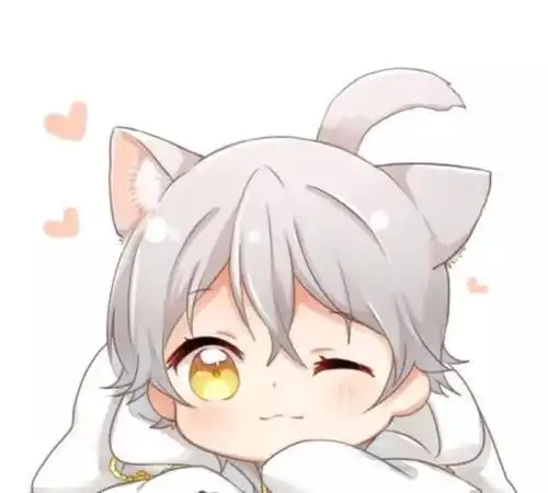 二次元q版呆萌男生头像